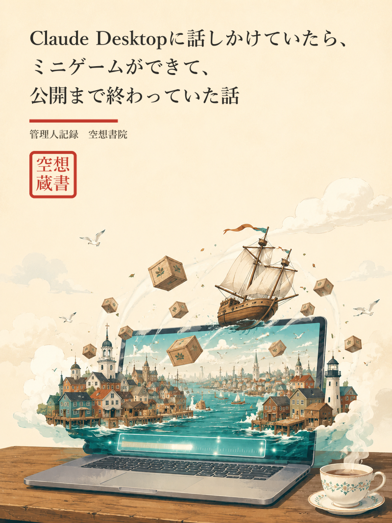 『Claude Desktopでミニゲームを作ってみた体験談』書影